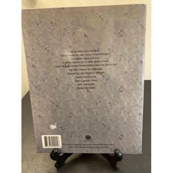 FROM THE QUILT IN A DAY SERIES LOG CABIN CHRISTMAS WREATH WALLHANGING #2015 1990 - Picture 6 of 7